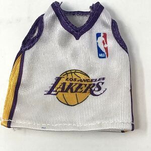 Los Angeles Lakers NBA Basketball Jersey for 12" Doll Rick Fox #17 White Top